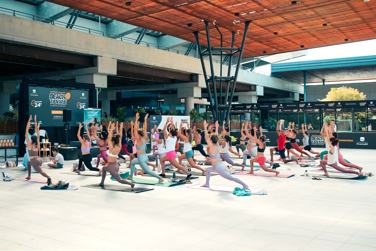 Yoga no Aeroporto